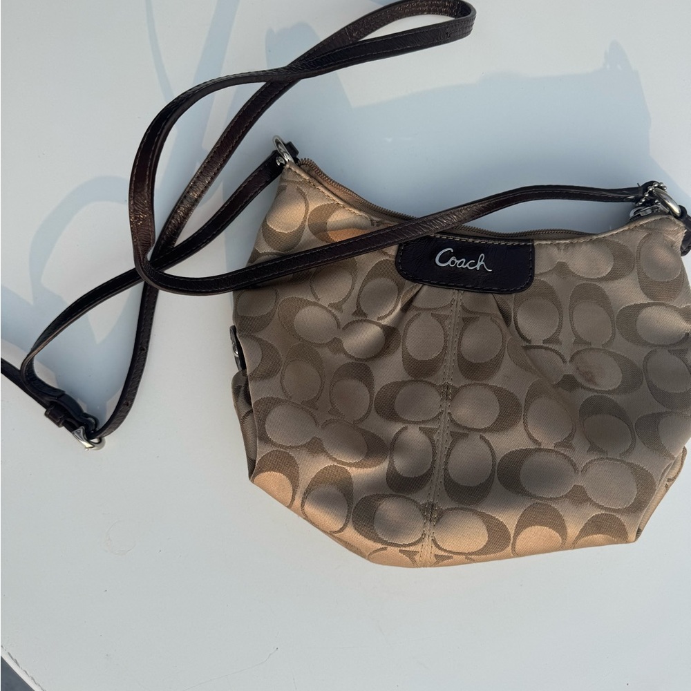 Coach Tan Crossbody Bag
